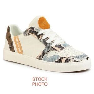 Size 7.5 Women’s | Laurite Faux Snakeskin Sneakers | Scotch & Soda Brand